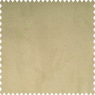 Tortilla brown color complete plain velvet finished soft touch surface polyester base sofa fabric