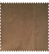 Mocha brown color complete plain velvet finished soft touch surface polyester base sofa fabric