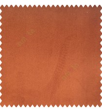 Cinnamon brown color complete plain velvet finished soft touch surface polyester base sofa fabric