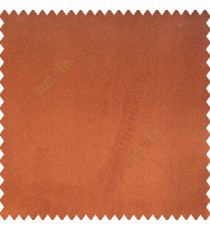 Cinnamon brown color complete plain velvet finished soft touch surface polyester base sofa fabric