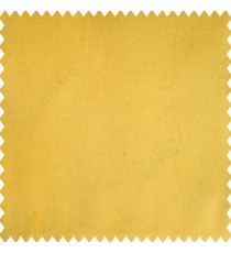 Yellow color complete plain velvet finished soft touch surface polyester base sofa fabric