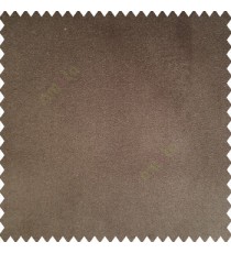 Brownish grey color complete plain velvet finished soft touch surface polyester base sofa fabric