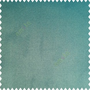 Dark sky blue color complete plain velvet finished soft touch surface polyester base sofa fabric