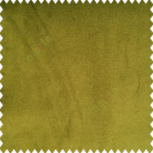 Moss green color complete plain velvet finished soft touch surface polyester base sofa fabric