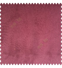 Boysenberry purple color complete plain velvet finished soft touch surface polyester base sofa fabric