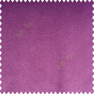 Grape purple color complete plain velvet finished soft touch surface polyester base sofa fabric