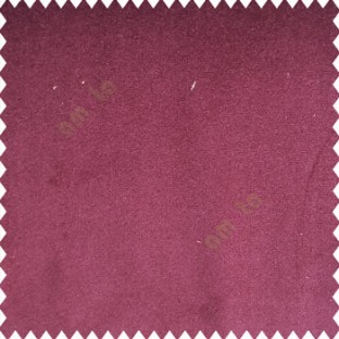 Plum purple color complete plain velvet finished soft touch surface polyester base sofa fabric