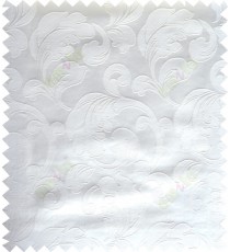 White cream color traditional design polycotton main curtain designs