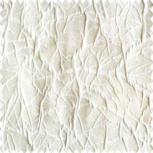 White color abstract designs network 3d embossed patterns texture horizontal lines polyester main curtain