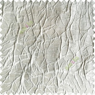 Cream color abstract designs network 3d embossed patterns texture horizontal lines polyester main curtain