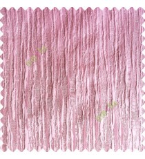 Pink cream color vertical embossed bold lines horizontal texture lines 3D patterns crush designs polyester main curtain