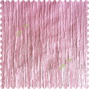 Pink cream color vertical embossed bold lines horizontal texture lines 3D patterns crush designs polyester main curtain