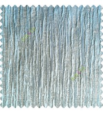 Blue cream color vertical embossed bold lines horizontal texture lines 3D patterns crush designs polyester main curtain