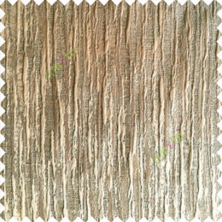 Brown cream color vertical embossed bold lines horizontal texture lines 3D patterns crush designs polyester main curtain