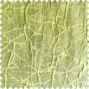 Greenish yellow color abstract designs network 3d embossed patterns texture horizontal lines polyester main curtain