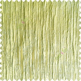 Greenish yellow color vertical embossed bold lines horizontal texture lines 3D patterns crush designs polyester main curtain