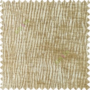 Dark brown color vertical texture stripes velvet finished surface thick background flowing river sofa fabric