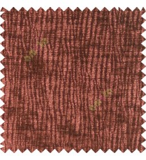 Cinnamon brown color vertical texture stripes velvet finished surface thick background flowing river sofa fabric