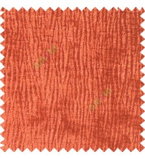 Orange color vertical texture stripes velvet finished surface thick background flowing river sofa fabric