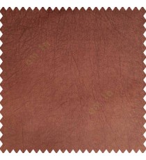Hickory brown color vertical texture lines soft and velvet base fabric leatherette look polyester sofa fabric