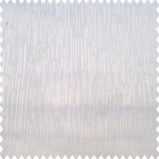 Pure white color vertical ornament short sticks texture finished background polyester main curtain