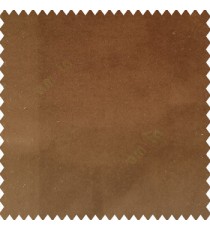 Brown color complete plain designless polyester background velvet finished fabric sofa fabric