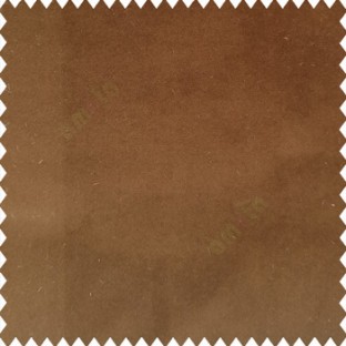 Brown color complete plain designless polyester background velvet finished fabric sofa fabric