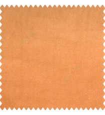 Orange color complete plain designless polyester background velvet finished fabric sofa fabric