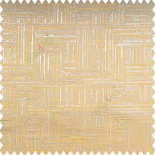 Yellow grey brown color vertical and horizontal lines texture background fabric geometric patterns polyester main curtain