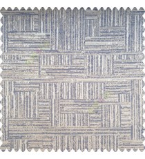 Blue grey color vertical and horizontal lines texture background fabric geometric patterns polyester main curtain