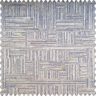 Blue grey color vertical and horizontal lines texture background fabric geometric patterns polyester main curtain