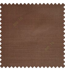 Chocolate brown color solid plain embossed horizontal lines thick fabric polyester composition main curtain