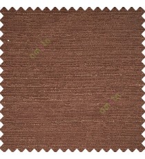Chocolate brown color solid texture finished horizontal lines texture gradients polyester base thick fabric main curtain