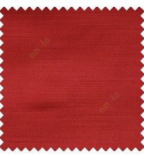 Maroon color solid plain embossed horizontal lines thick fabric polyester composition main curtain