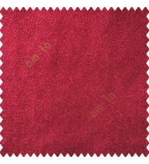Maroon color complete plain velvet finished soft touch surface polyester background sofa fabric
