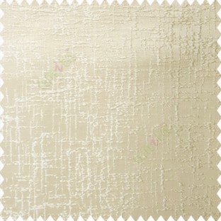 Cream color vertical embossed lines water flowing drops embroidery patterns on thick polyester base fabric main curtain