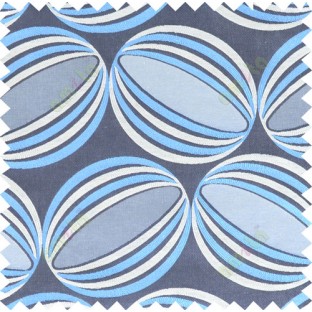 Blue grey beige color watermelon shadow pattern with thick fab polycotton main curtain designs
