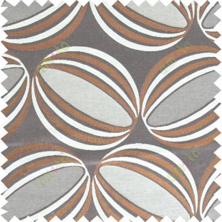 Brown beige color watermelon shadow pattern with thick fab polycotton main curtain designs