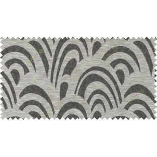Black brown grey beige colour beautiful abstract pattern polycotton main curtain designs   113338