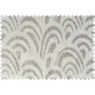 Grey brown beige colour beautiful abstract pattern polycotton main curtain designs   113348