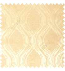 Light brown color combination ogee design traditional patterns texture finished smooth and shiny design lines background vertical  polycotton main curtain