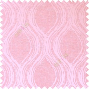 Pink color combination ogee design traditional patterns texture finished smooth and shiny design lines background vertical  polycotton main curtain