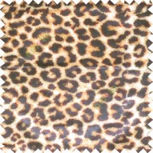 Dark maroon beige yellow color beautiful animal prints velvet finished blood cells circles leopard skin sofa fabric