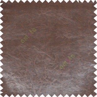 Dark brown color solid plain designless texture finished crushed surface background leatherette sofa fabric