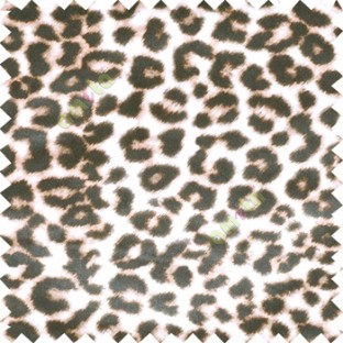 Black cream grey color beautiful animal prints velvet finished blood cells circles leopard skin sofa fabric
