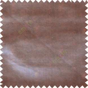 Brown color solid texture finished surface leatherette texture gradient sofa fabric