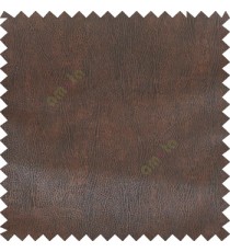 Dark copper brown color complete texture gradients small dots leatherette finished vertical cracks sofa fabric