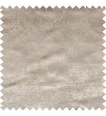 Brown color solid texture fab poly main curtain - 113592