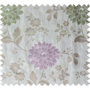 Pink brown grey green colour beautiful natural floral design poly main curtain designs