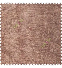 Solid brown color velvet finished soft touch shiny material poly sofa fabric